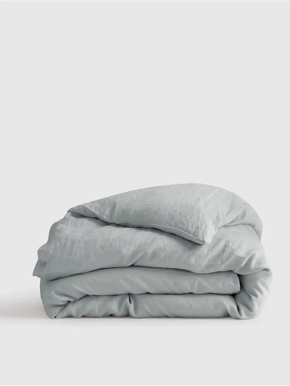 Mist European Linen King/Cal King Duvet - Retail $174
